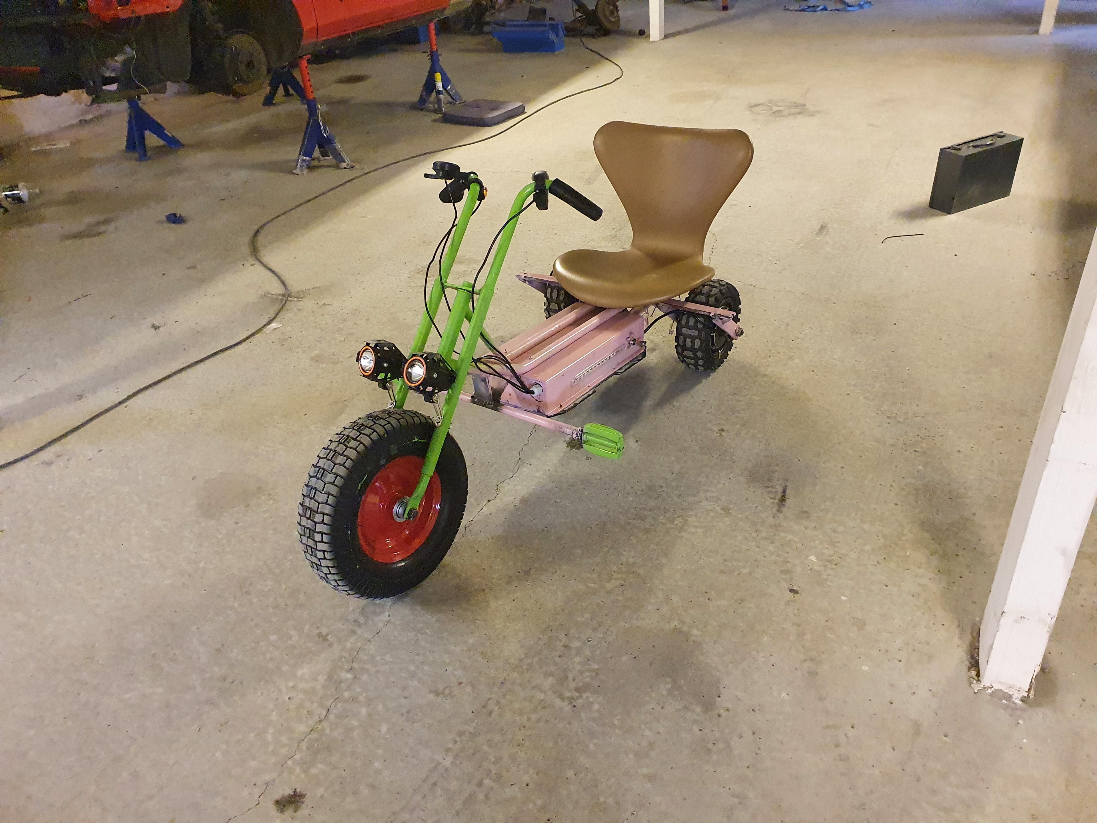 Motorized kids bike