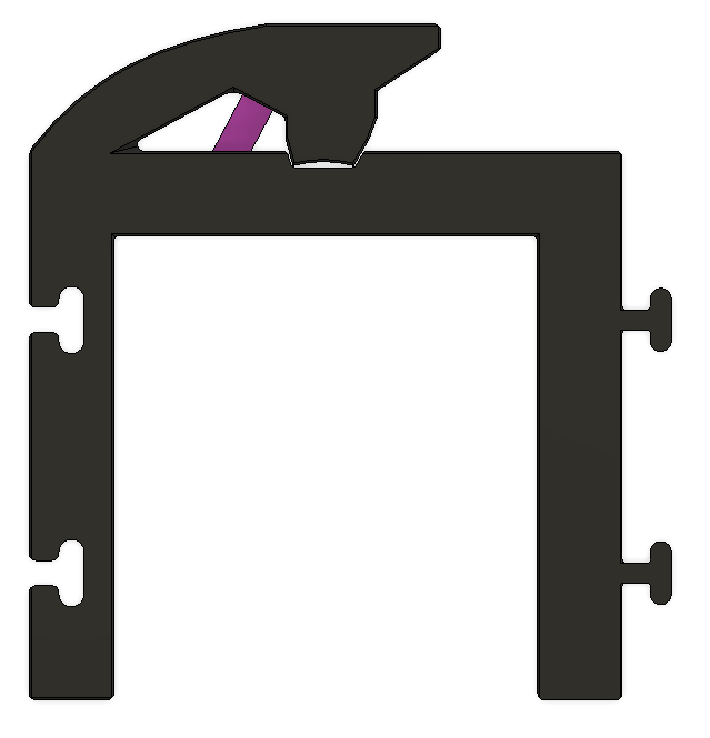 Moisture-proof test stand 3D printed in ASA and TPU